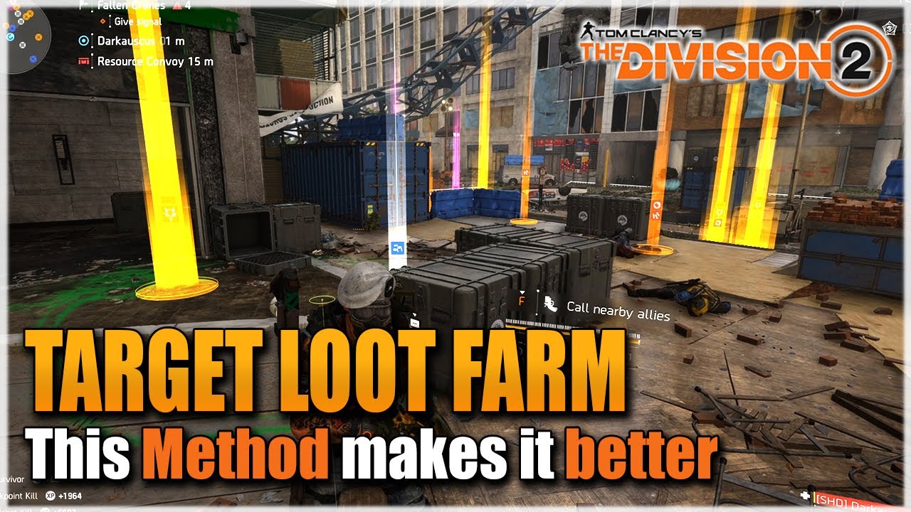 The Division 2 | BEST WAY TO FARM TARGET LOOT | TU6 Farming Method