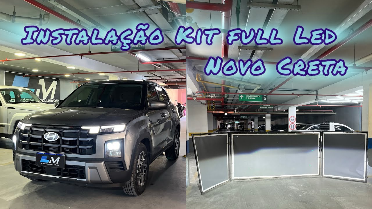 Tutorial Completo: Instalação de Kit Full LED Z9 no Novo Creta | Projector Baixo + Focus Alto