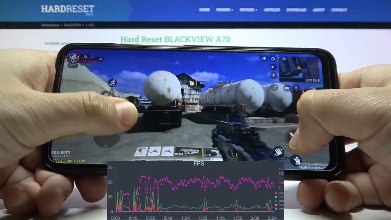 Blackview A70 - COD / Call of Duty Mobile | Gaming TEST + FPS Graph! |💲 $90 Budget Phone vs Games!