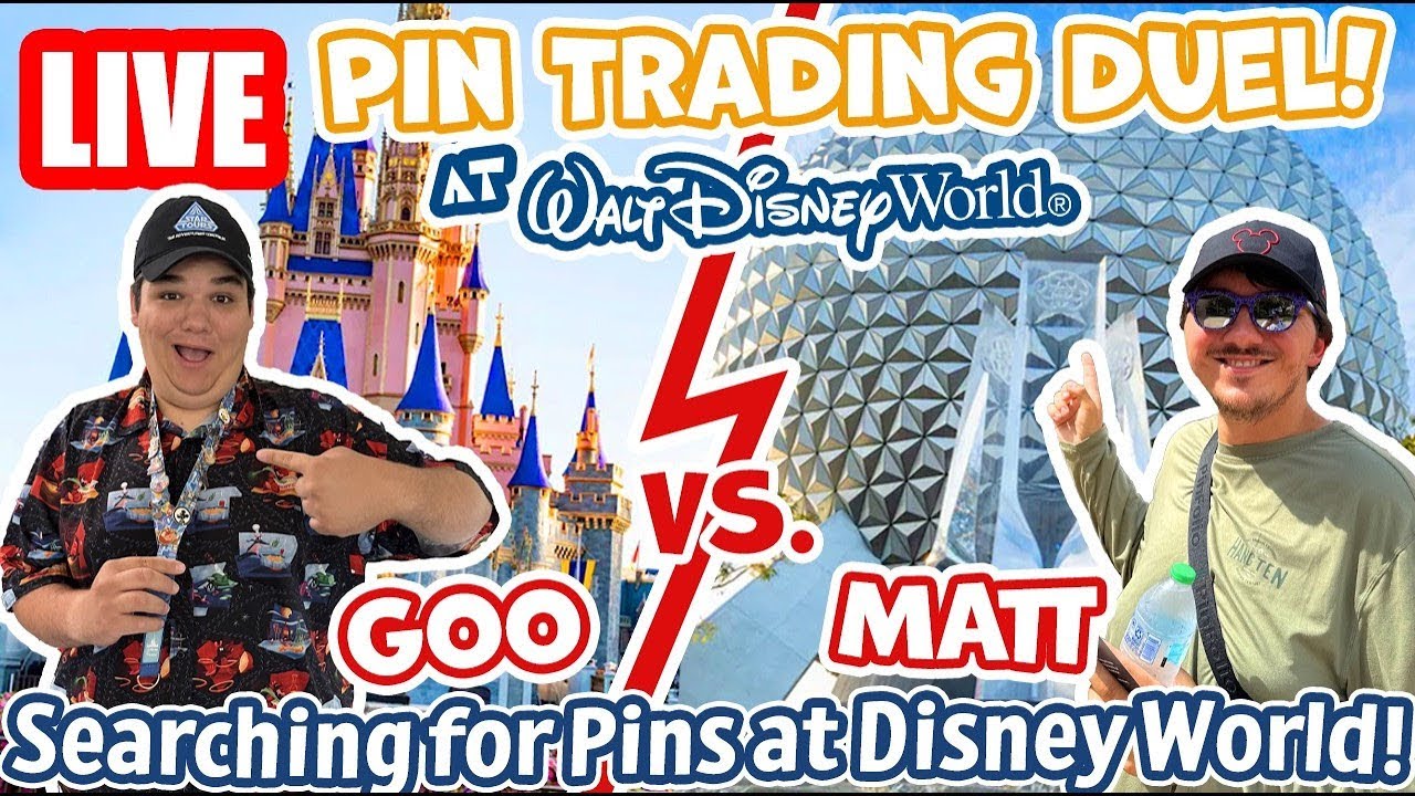 🔴Live: Pin Trading Competition Across Disney World! - Pin Boards & More - Disney World Livestream