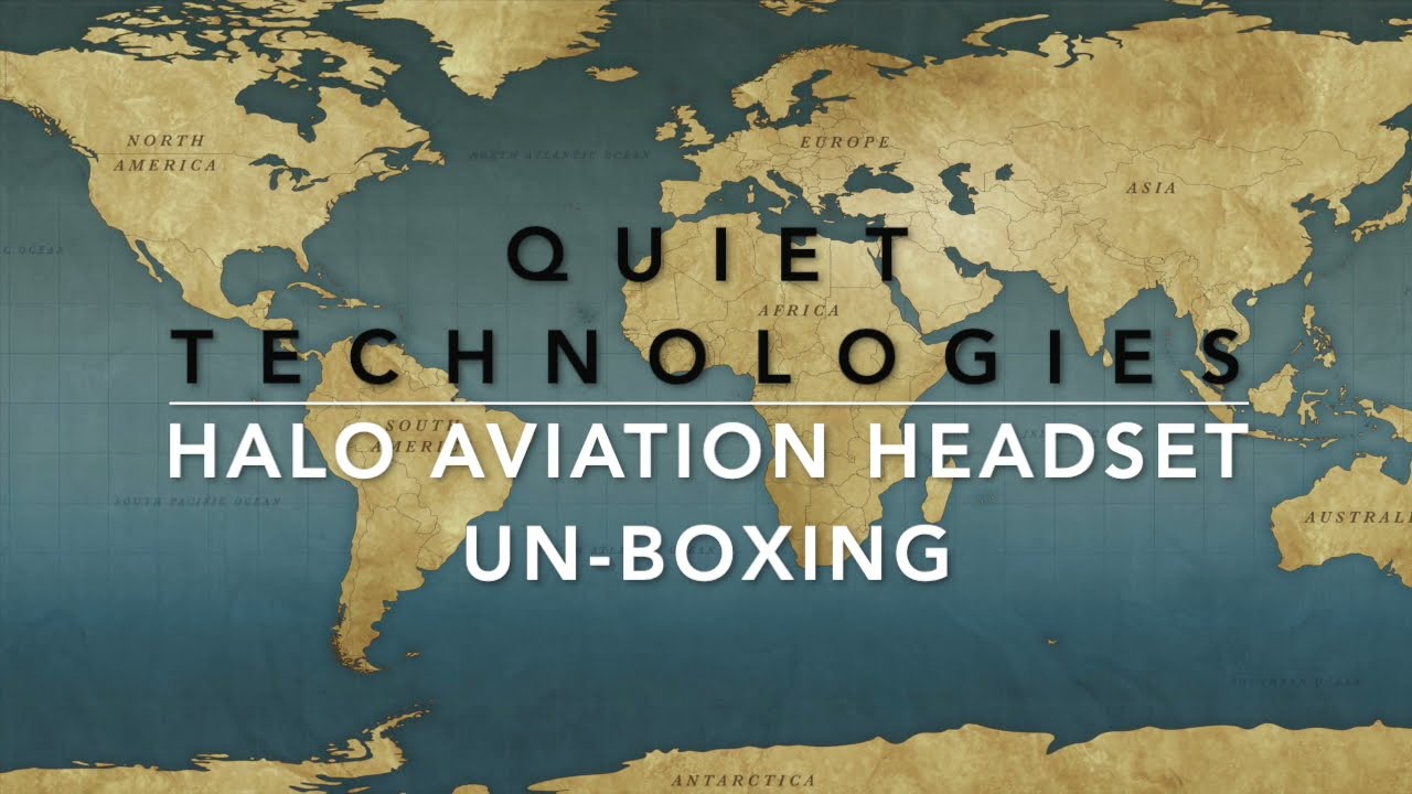 Quiet Technologies Halo Aviation Headset Unboxing