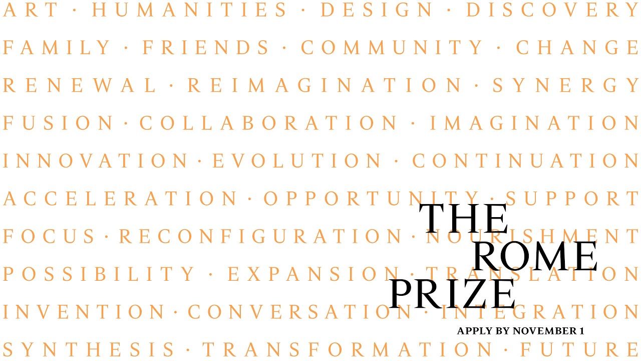Rome Prize Information Session