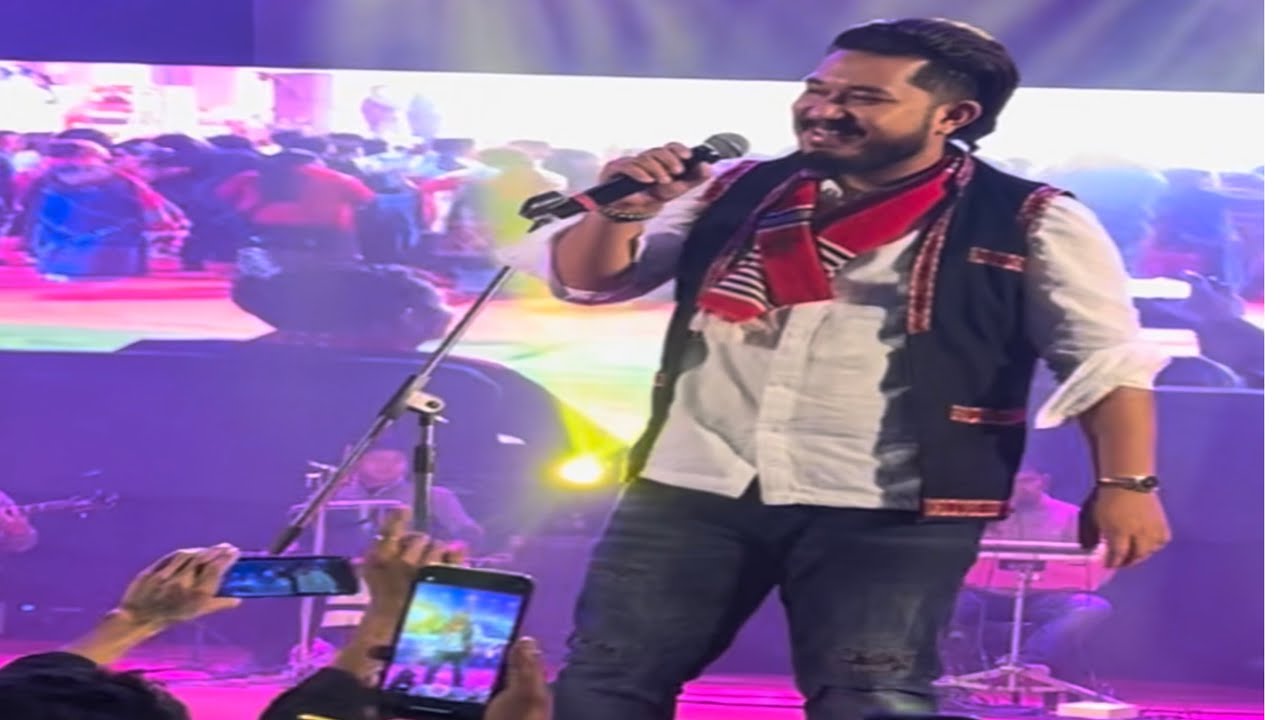 Ma ma song performance by MR-​Poba Gourab at pasighat  