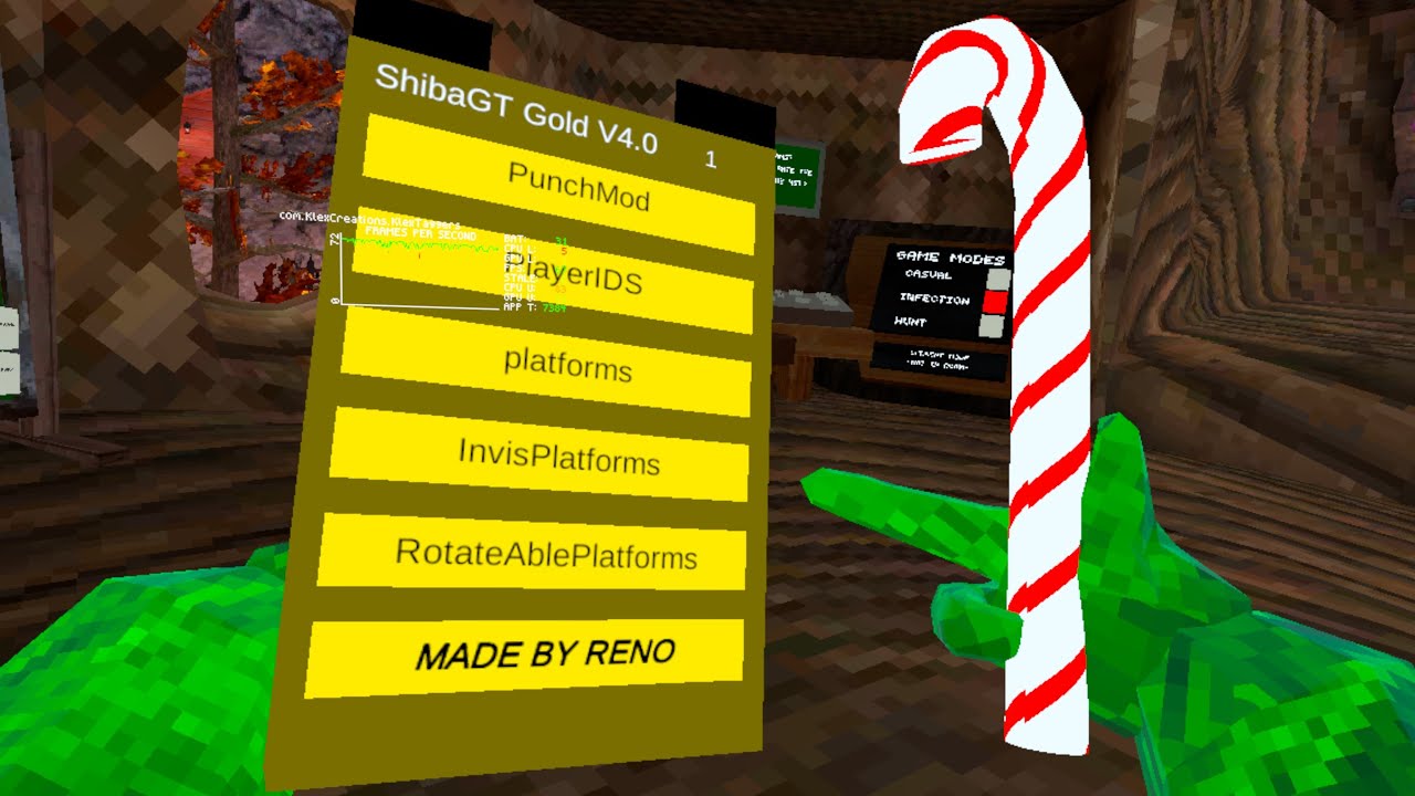 The BEST Gorilla tag copies with mods (GOLD MENU) #fyp #gorillatag