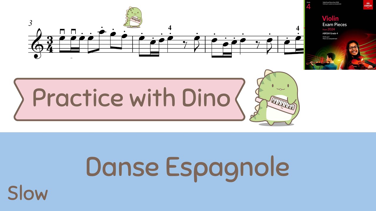 (Slow) Danse espagnole ABRSM 2024 Violin grade 4 C2