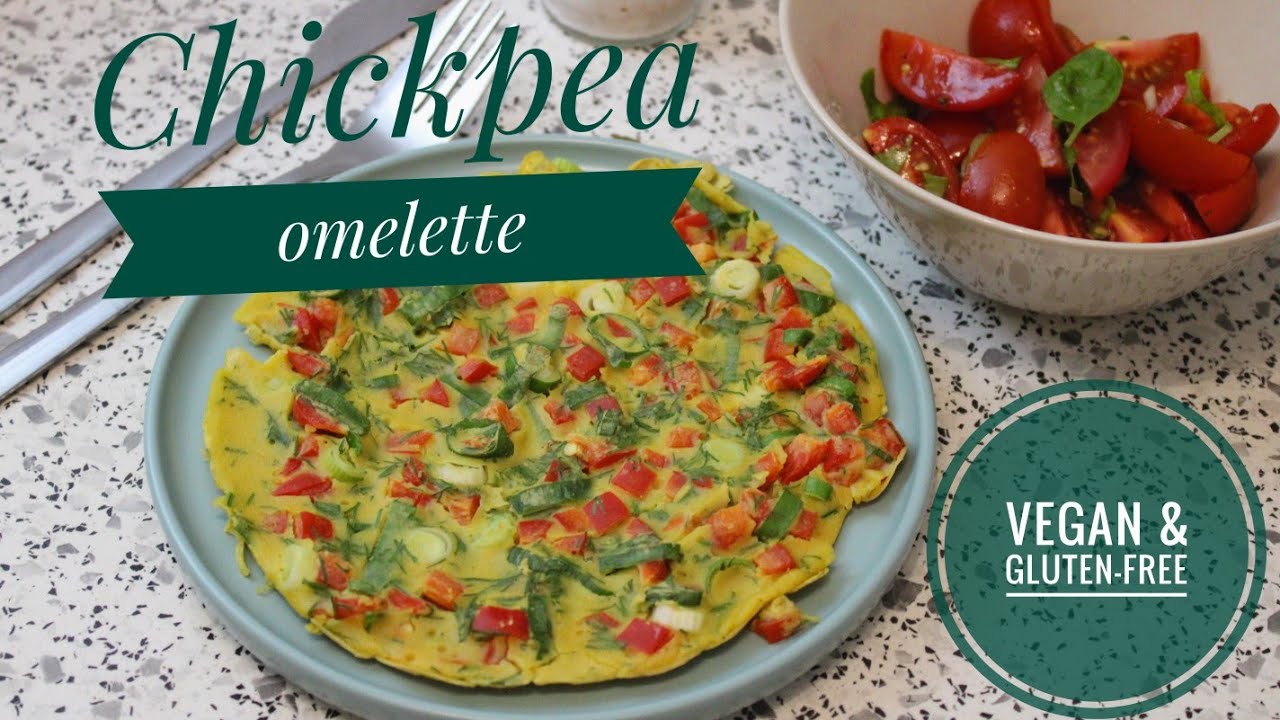 Chickpea omelette / Omleta de naut (Vegan & gluten free)
