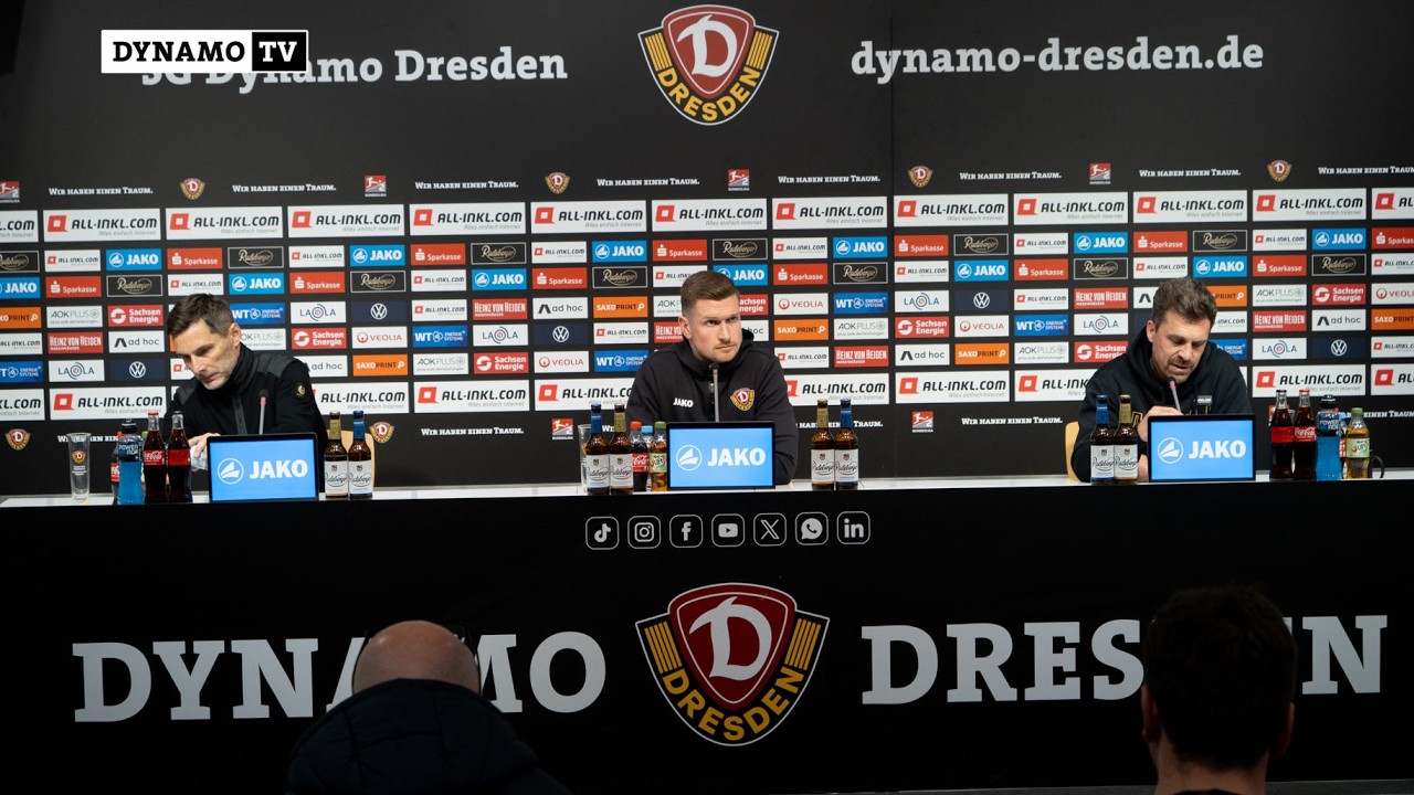 28. Spieltag | SGD - BSC | Pressekonferenz nach dem Spiel