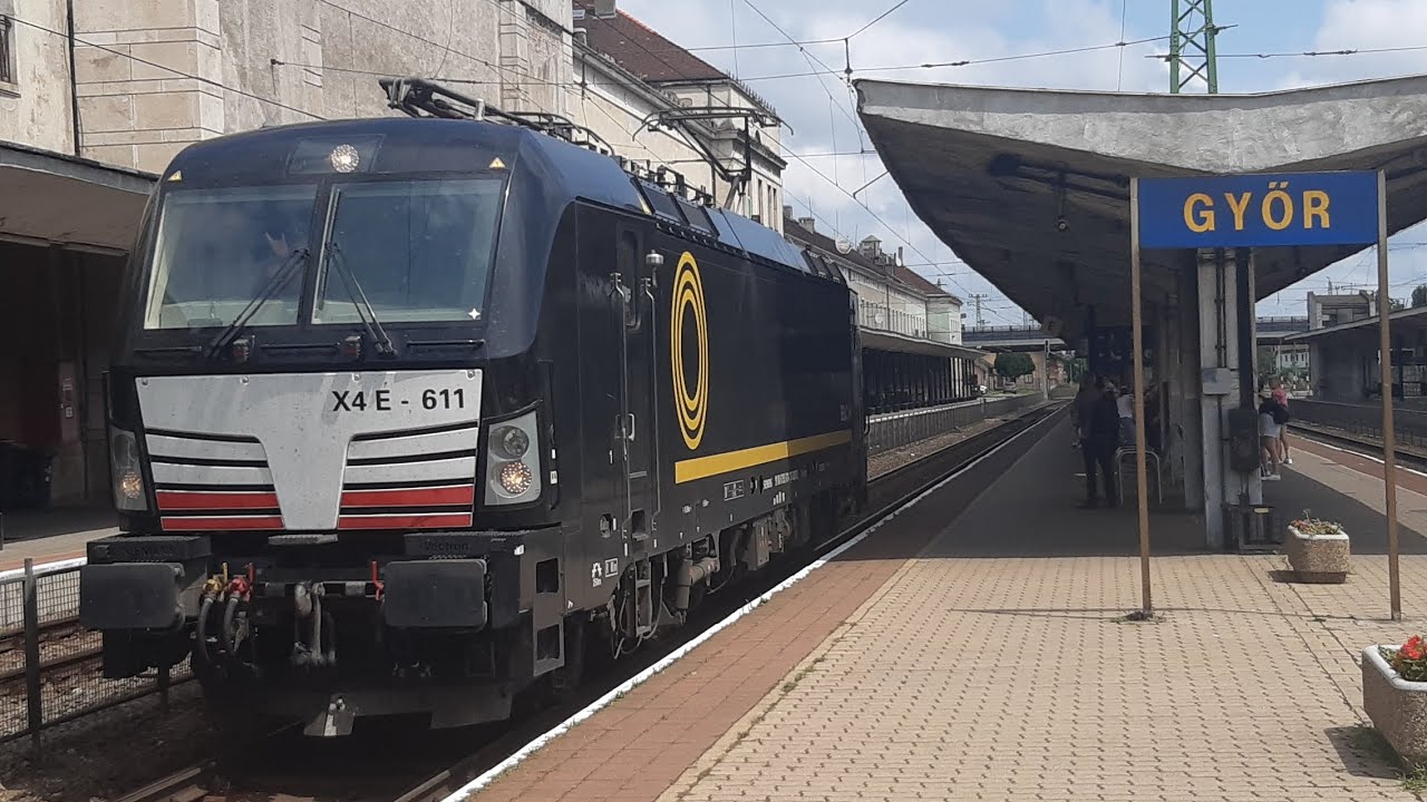 Helrom 193 611 komt door Győr