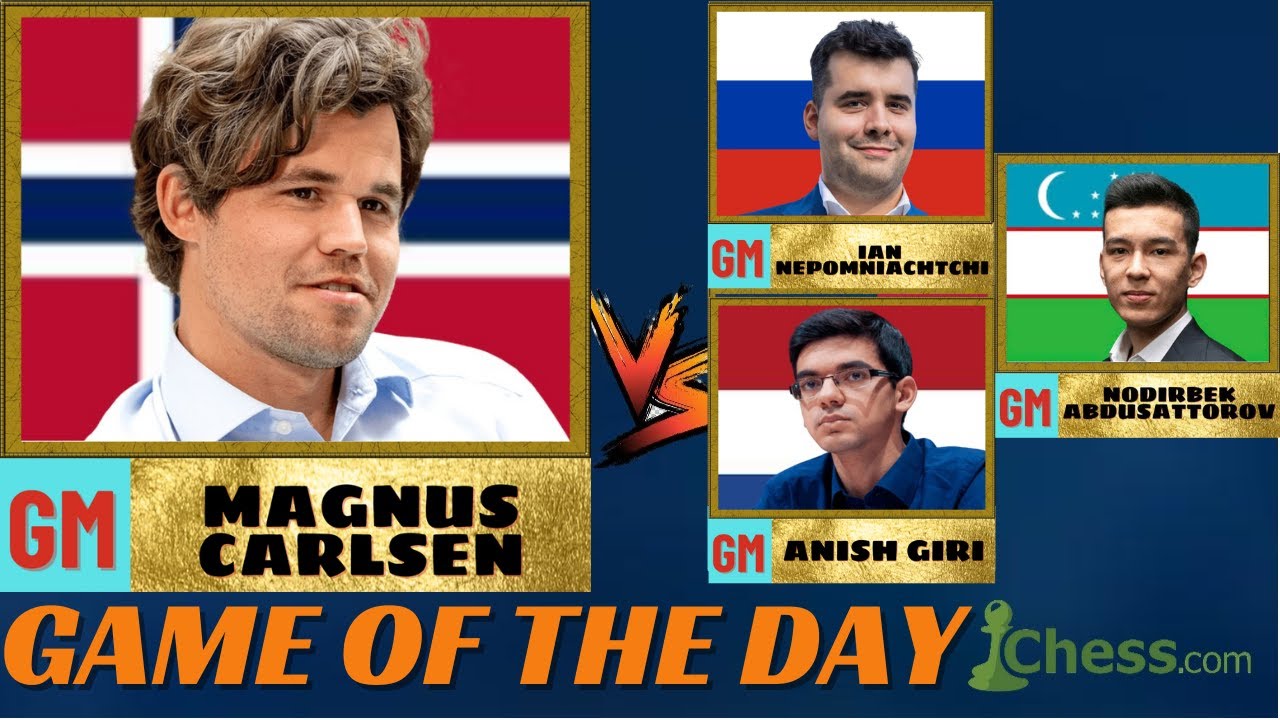 Chess: Magnus Carlsen | Game of the day