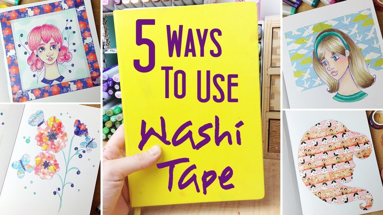 5 Ways to Use Washi Tape in Art: A Few More Ways to Fill a Sketchbook