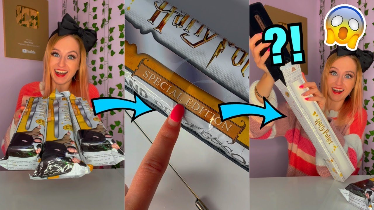 Unboxing a RARE SPECIAL EDITION Harry Potter Mystery Wand!!😱✨[ASMR] #Shorts