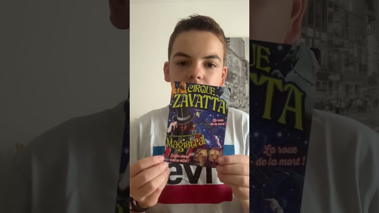 Ouverture de colis de flyer et affiche de cirque 🎪🎪