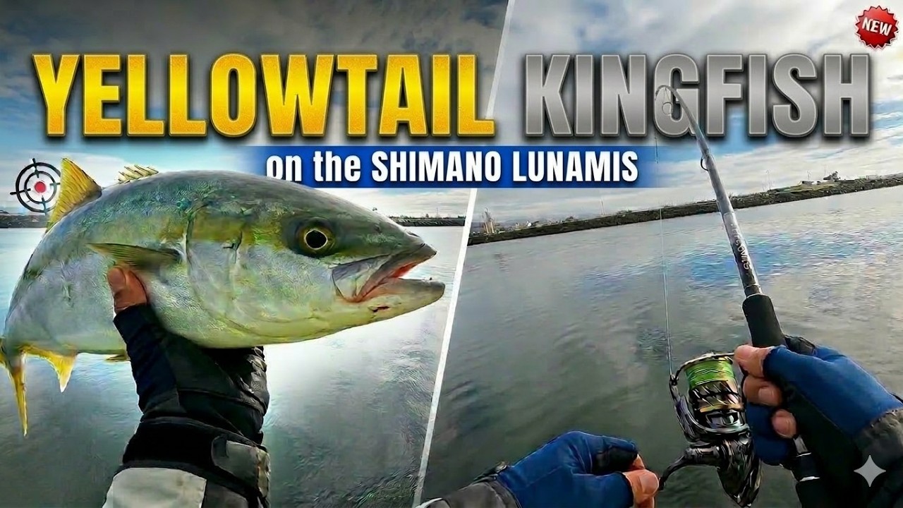 The Shimano Lunamis is a Beast! | Yellowtail Kingfish Session | Metal Jigs and Soft Plastics
