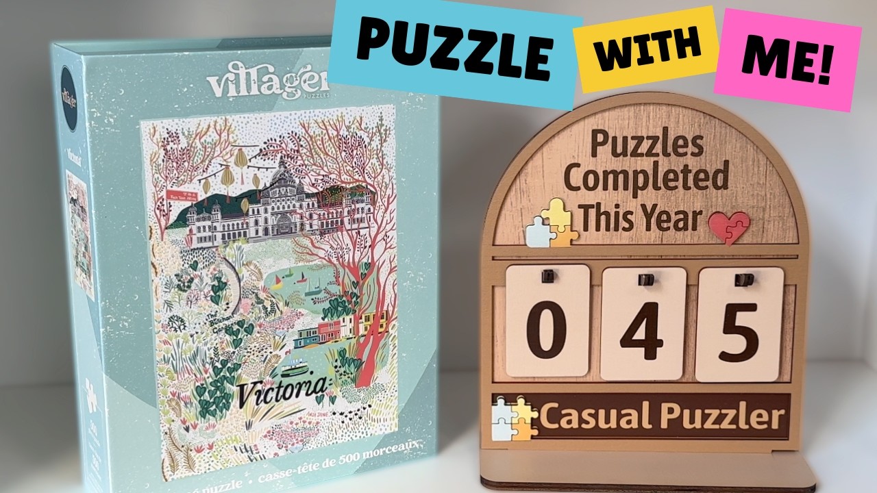 Relaxing Puzzle With Me with No Timelapse | Random Puzzle