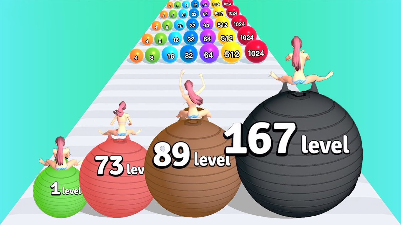 Satisfying Mobile Games Playing 9999 Tiktok Levels Girl Rider Q38A143