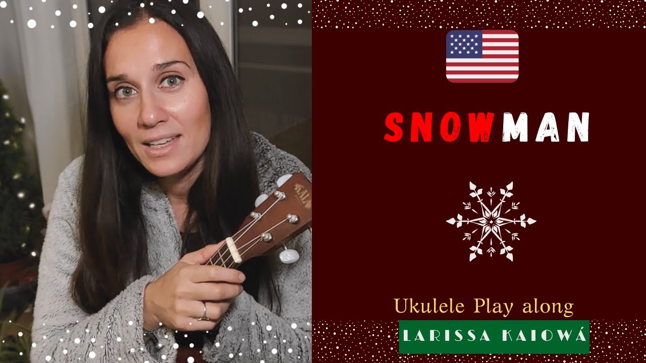Snowman Sia Cover Ukulele con Play along Tutorial de acordes