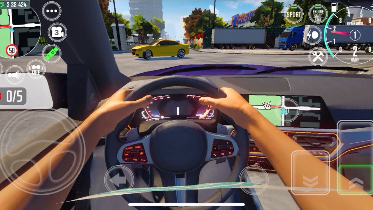 Driving School Simulator Evo Gameplay Walkthrough Part 4 | BMW car!