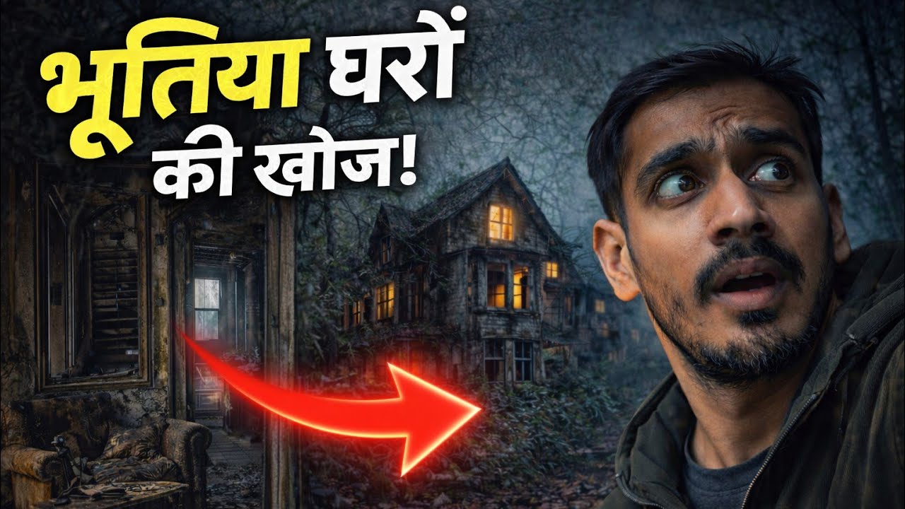 Exploring 100 Haunted House in mid of forest 