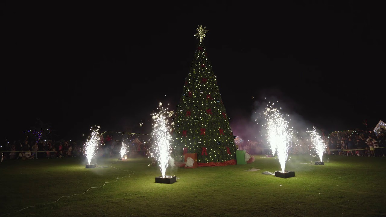 Christmas Tree Lighting Pyrotechnics
