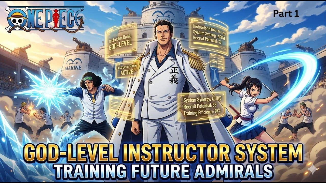 Part 1 | God-Level Instructor System – Training Future Admirals | One Piece
