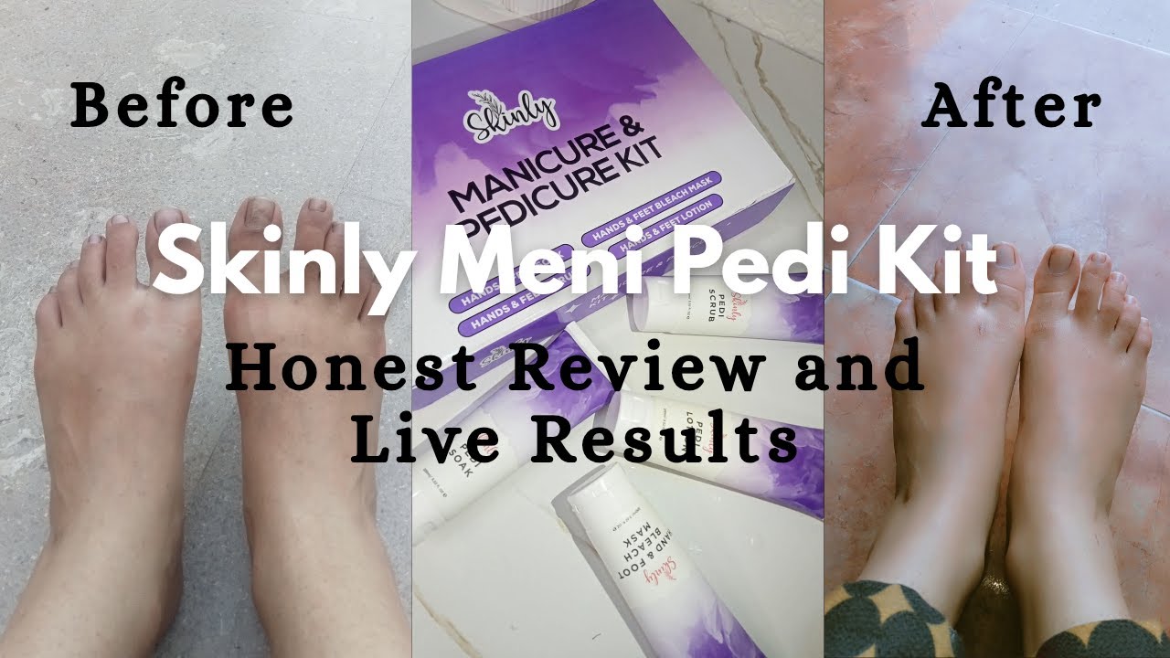 Skinly Meni Pedi kit honest Review/Live Results/Meni Pedi at home in budget/Menicure pedicure