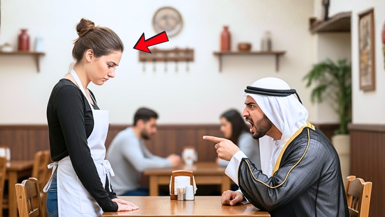 Miliarder Upokorzył Kelnerkę Po Arabsku – kilka sekund Później Ona Przy Wszystkich Go Zszokowała...!