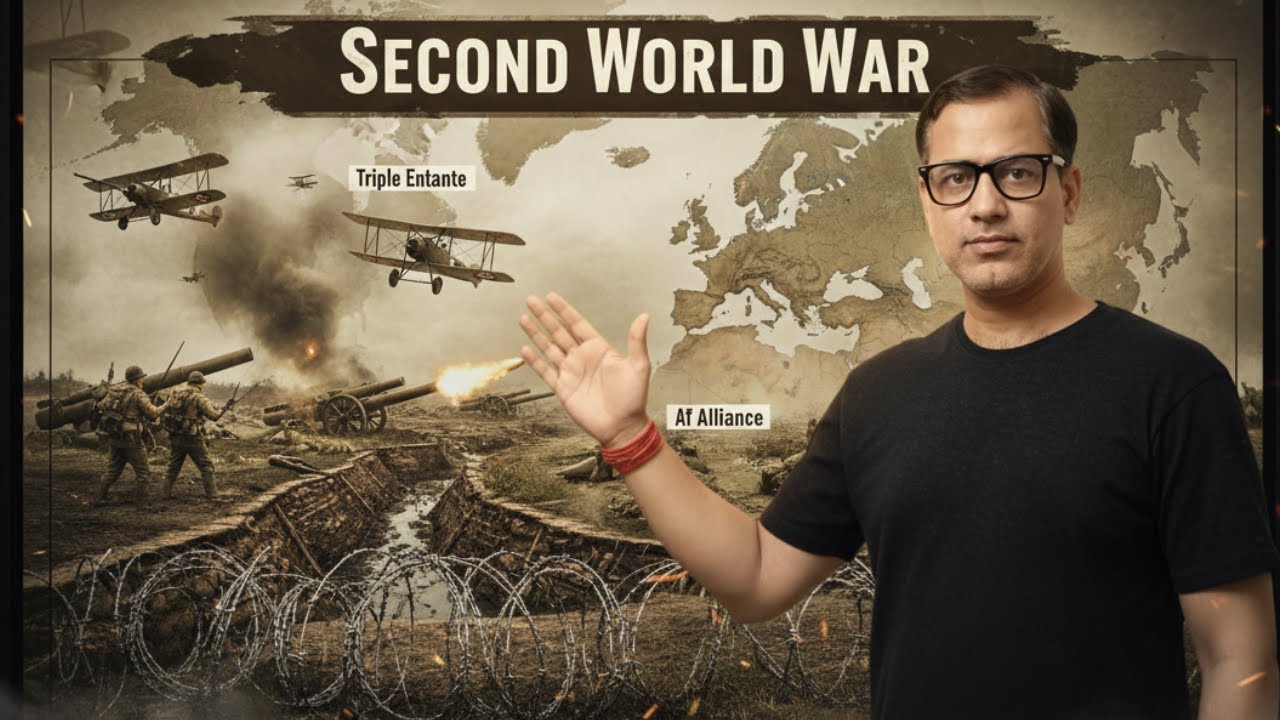 The Second World War One Shot | Second World War ICSE Class 10 |  WW2 | @sirtarunrupani​