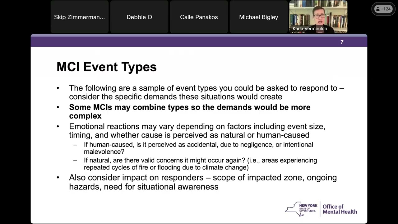 DMH Special Topic Training Mass Casualty Part 1 of 2