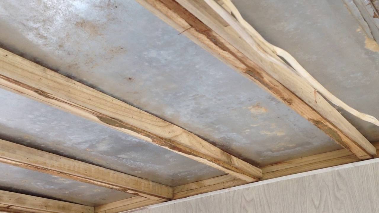 How to fix rotten or deteriorated ceiling Part 1