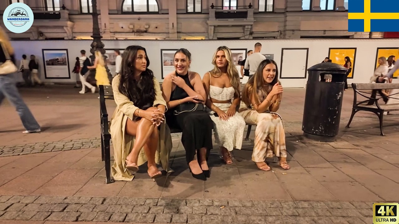 STOCKHOLM Streets At Night – Why Are There So Many Beautiful Women? - Nightlife
