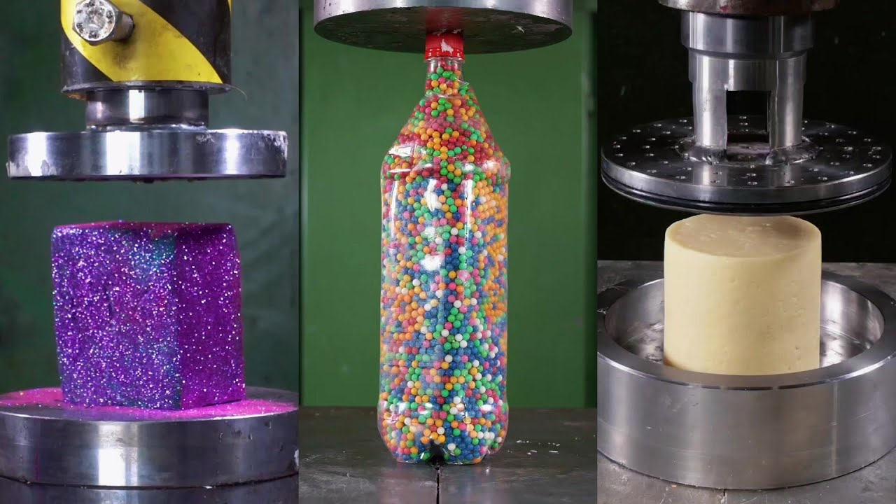 Top 100 Most Satisfying Hydraulic Press Crushes | Ultimate Crushing Moments Compilation #asmr