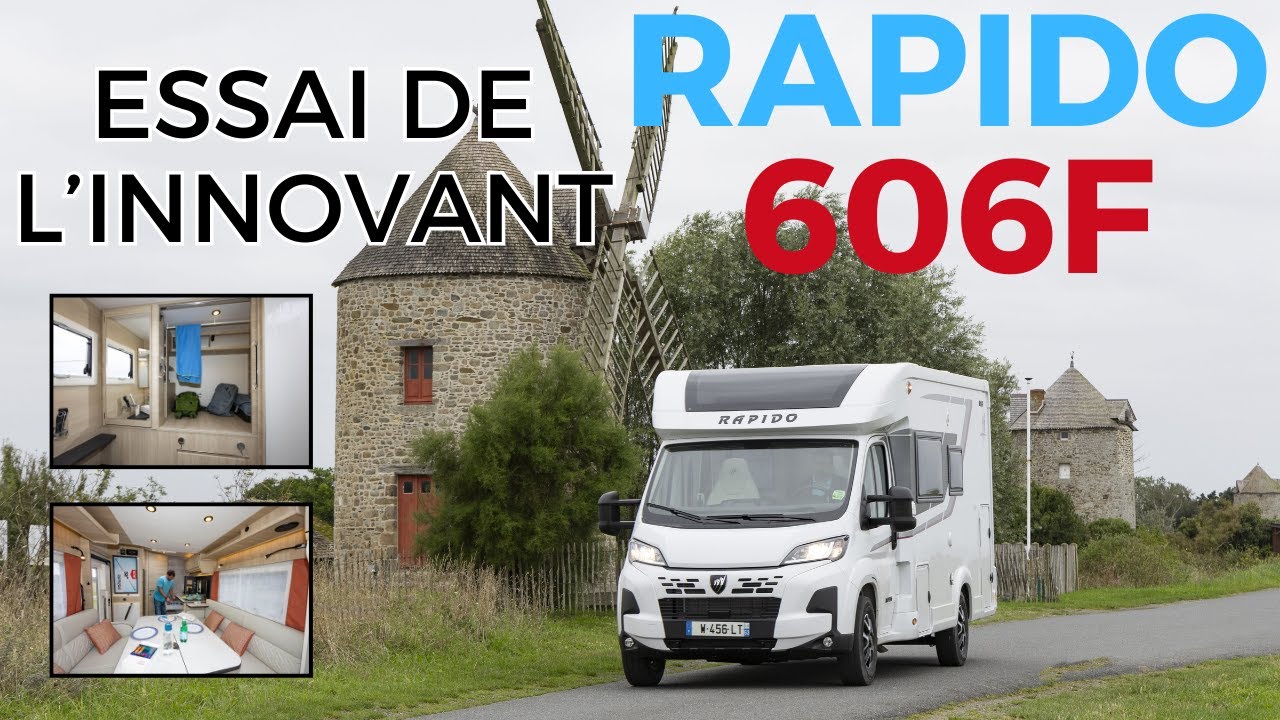 Super Essai Rapido 606F, un camping-car spacieux et agréable