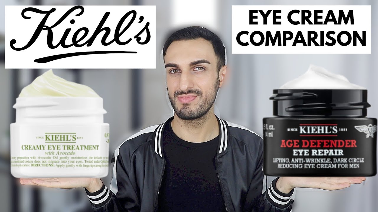 KIEHL'S EYE CREAM COMPARISON - Creamy Eye Treatment vs Age Defender Eye Repair