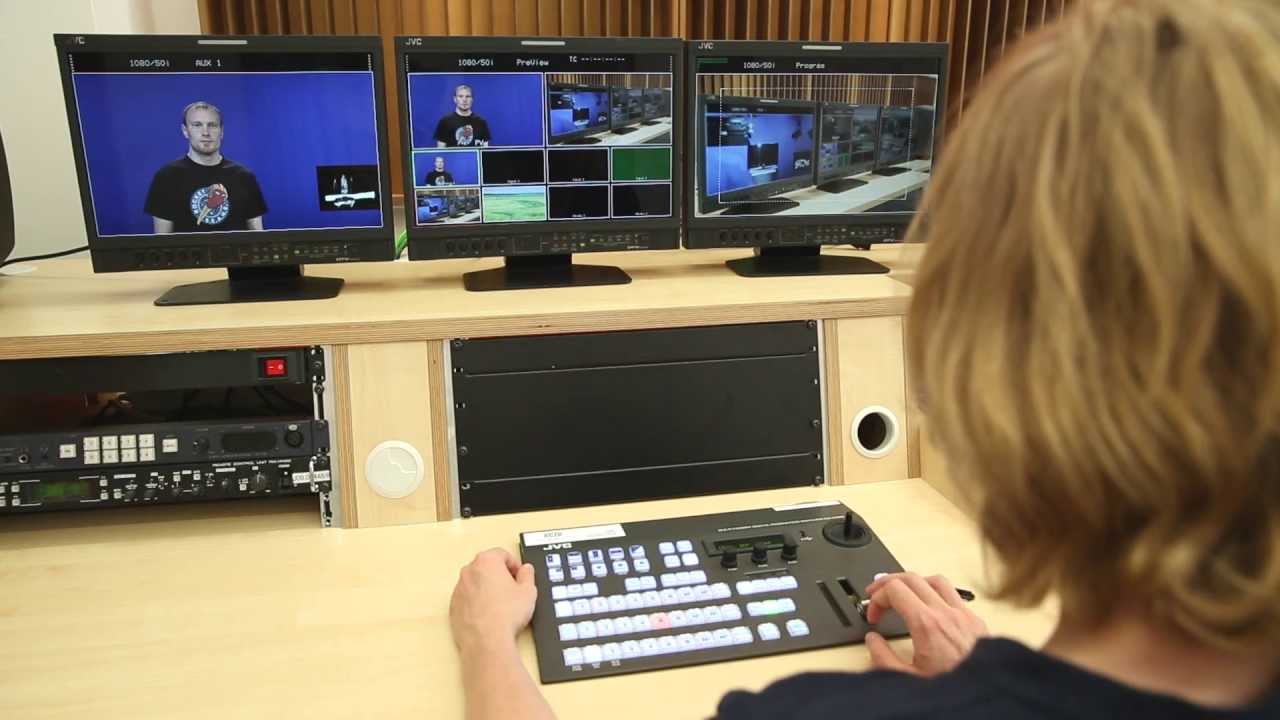 TV-Studio Tutorial 3 - Videomischer JVC KM-H3000