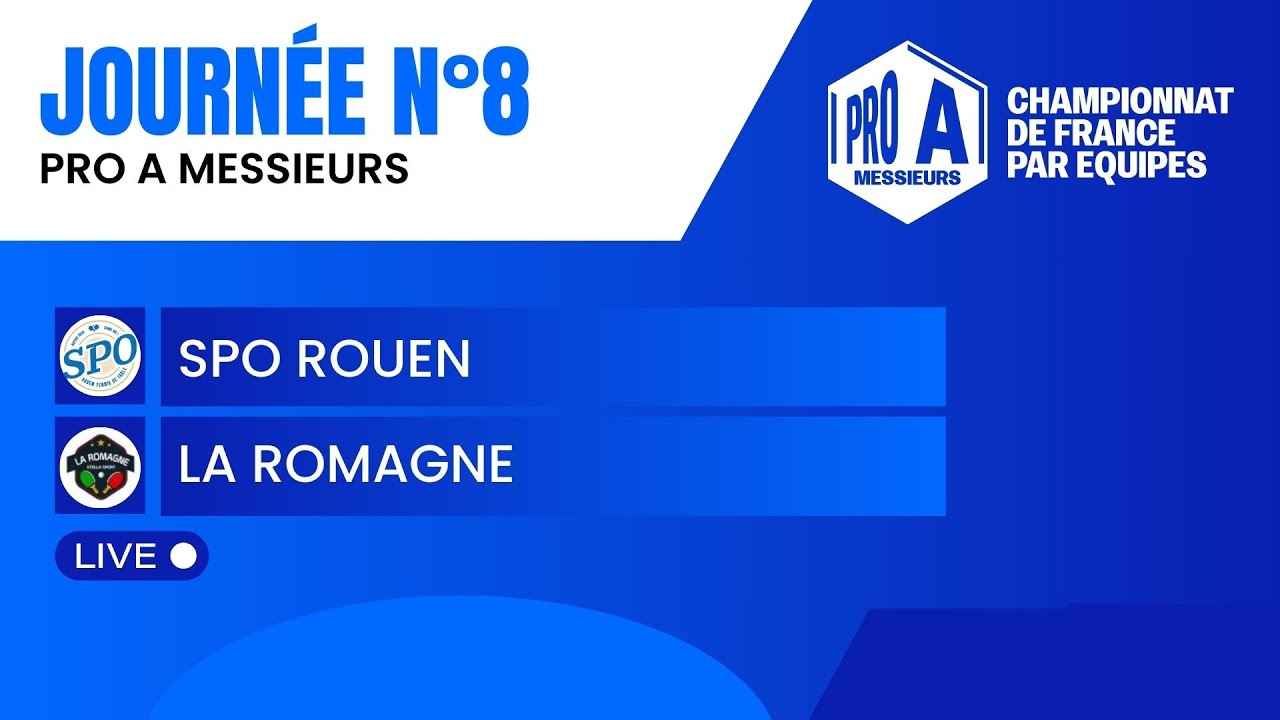 PRO A MESSIEURS | J8 | SPO ROUEN vs LA ROMAGNE