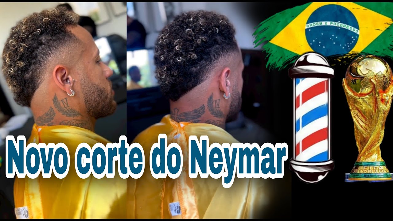 [NOVO] Corte de cabelo do Neymar para a (Copa Do Mundo 2022) 🇧🇷💈 Neymar's haircut  #Shorts Full HD