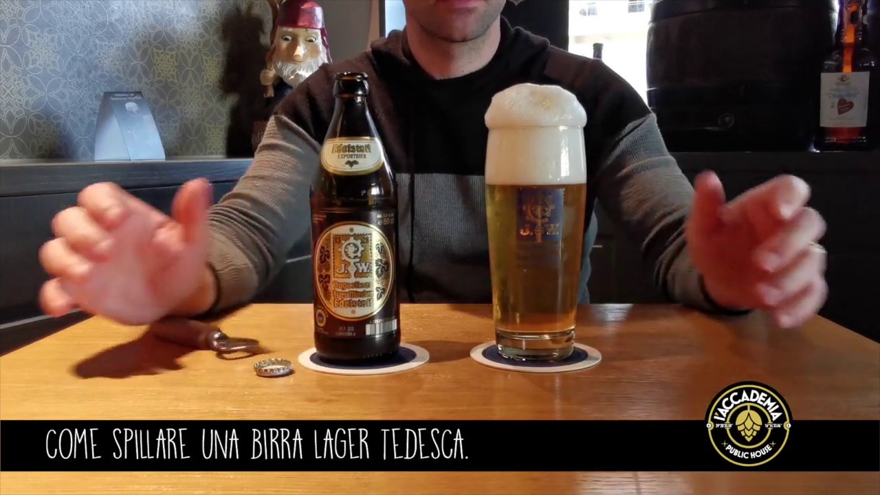 Come spillare una birra Lager tedesca