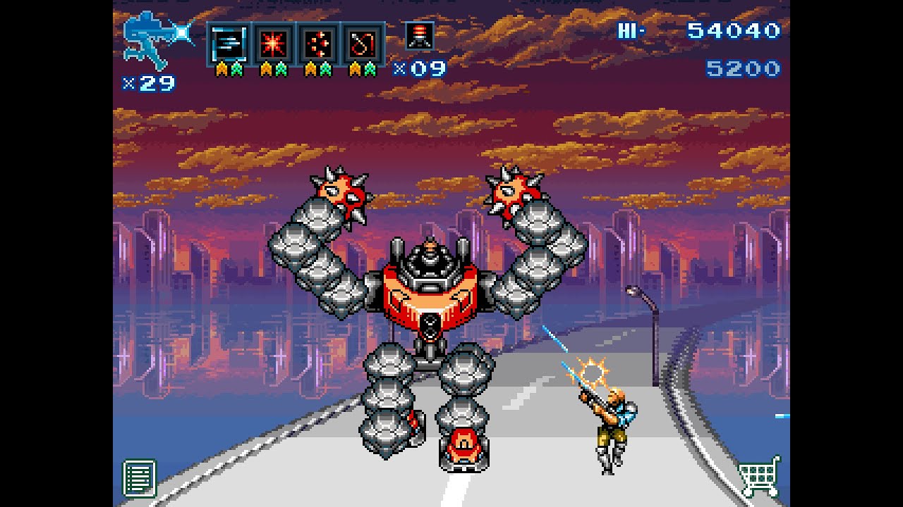 Contra: Hard Corps (Java ME Game) - Walkthrough (No Commentary)
