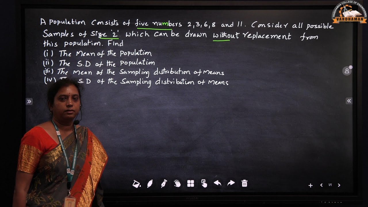 COSM - Sampling Distribution of Means Without Replacement
