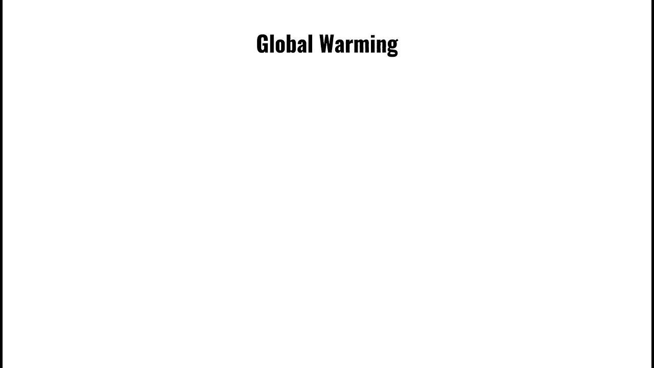 Global Warming || Reinforcing and Balancing Loop