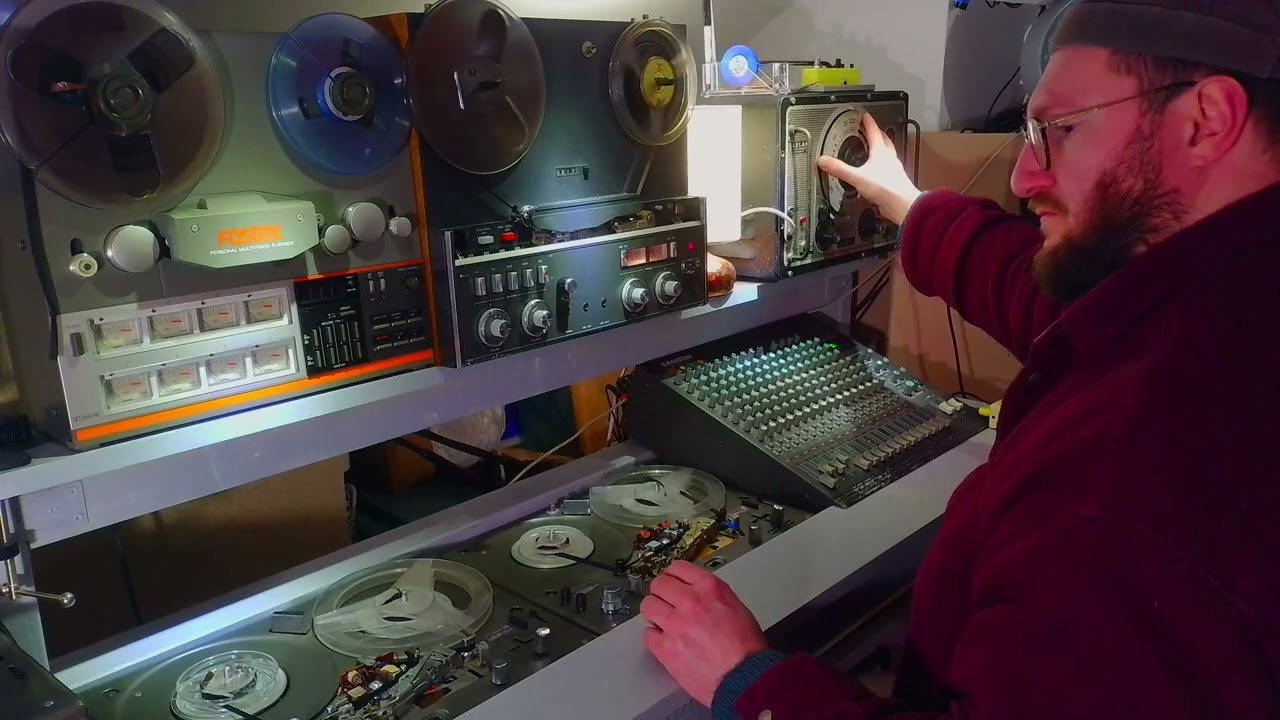 People of Sheffield Vintage Reel to Reel Tape Machine Jam
