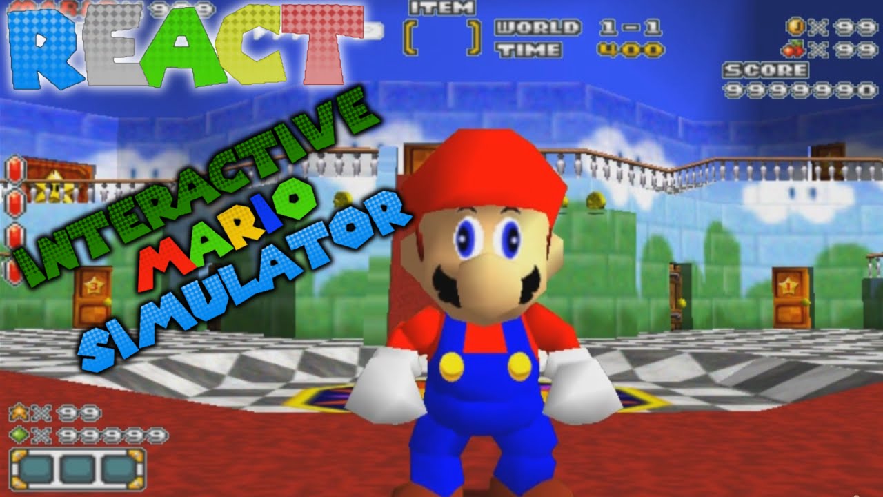 LUIGIKID REACTS: Mario Simulator Interactive! (500k subscribers) by SMG4