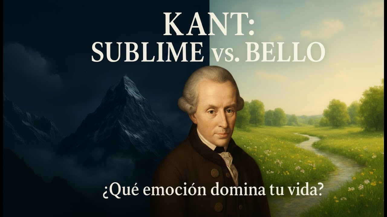 KANT: Lo Sublime vs. Lo Bello | ¿Qué emoción domina tu personalidad? (Filosofía Aplicada a la Vida)