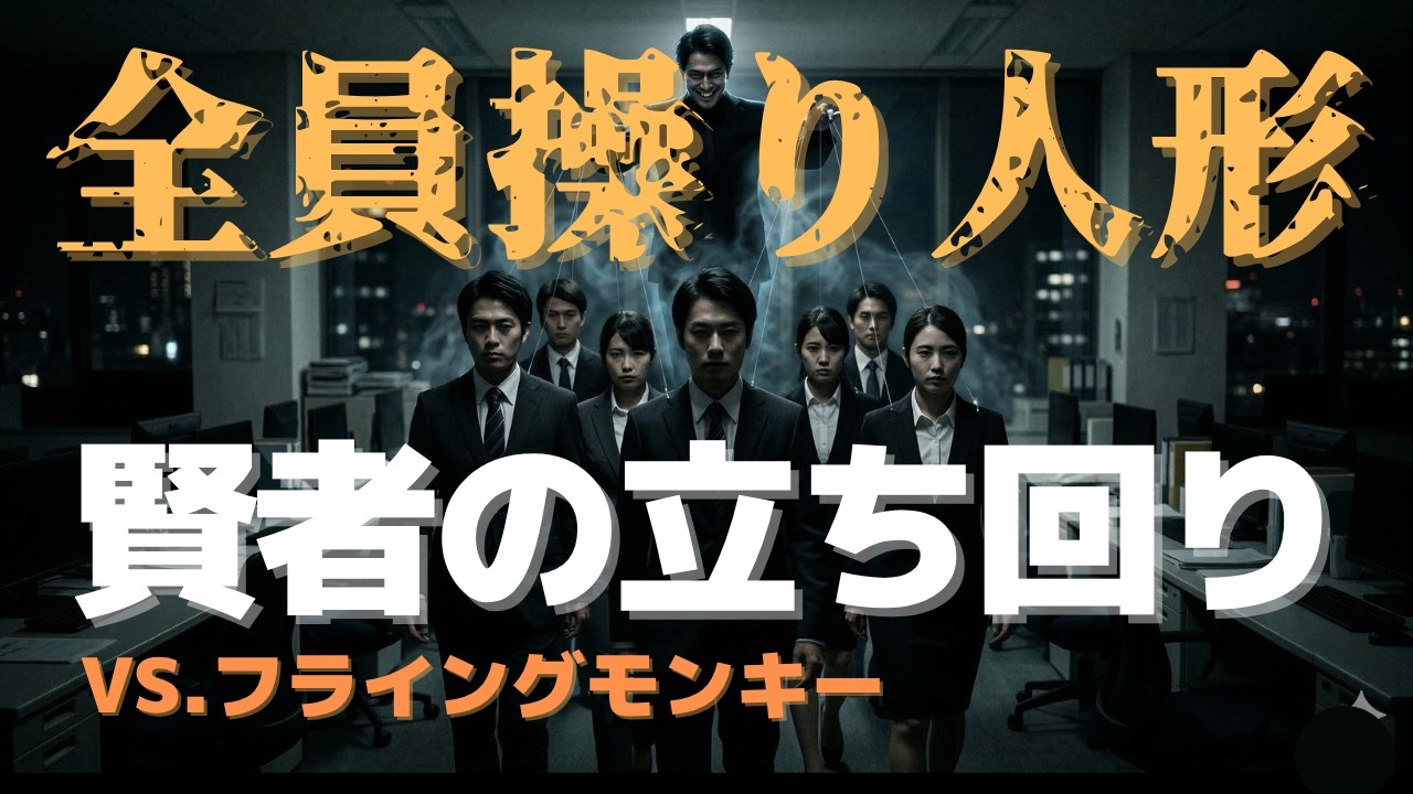 【孤立してない？】自分の手を汚さず、他人を使ってあなたを攻撃する卑怯者。集団いじめの黒幕はこいつ。「フライングモンキー」の心理構造。逆張りのすすめepisode14
