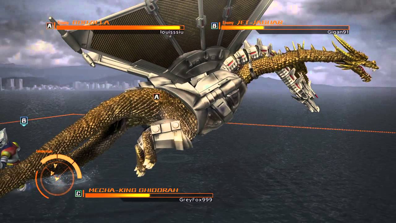 GODZILLA ps4 mecha king ghidorah online