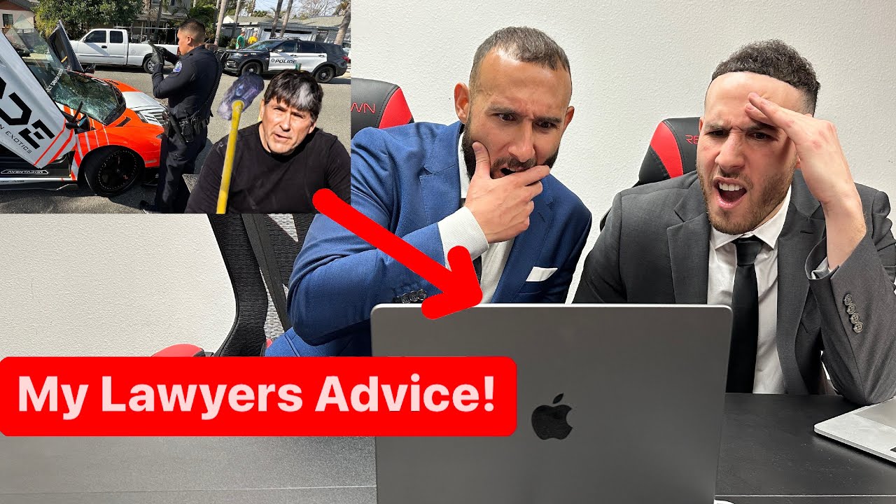 LAWYERS REACTION WATCHING LAMBORGHINI SMASHED BY SLEDGEHAMMER!