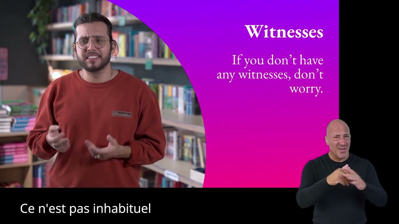 Your statement: Part Four - Intersex asylum claims (French subtitles and British Sign Language)