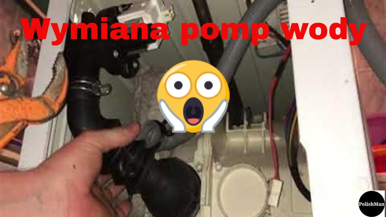 Naprawa pralki Indesit automatycznej - wymiana pompy wody awaria pralki głośna praca pralki