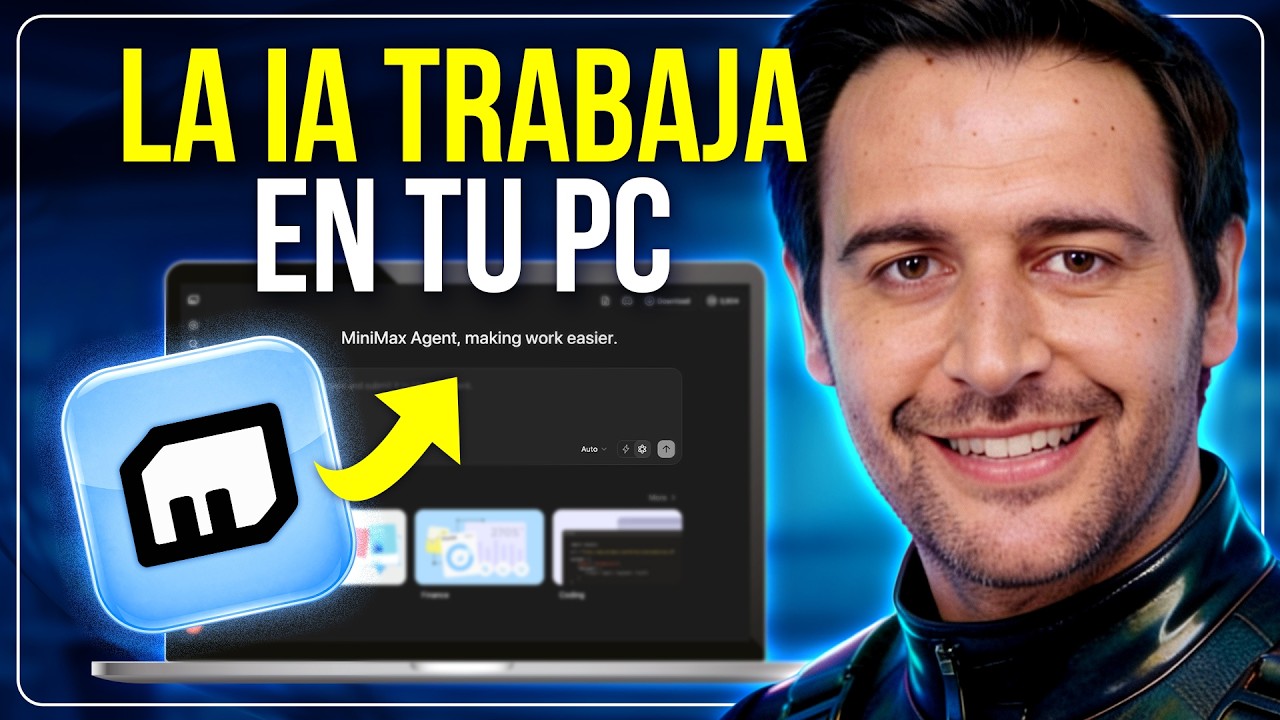 Cómo automatizar TODO tu ordenador con IA con MiniMax Agent