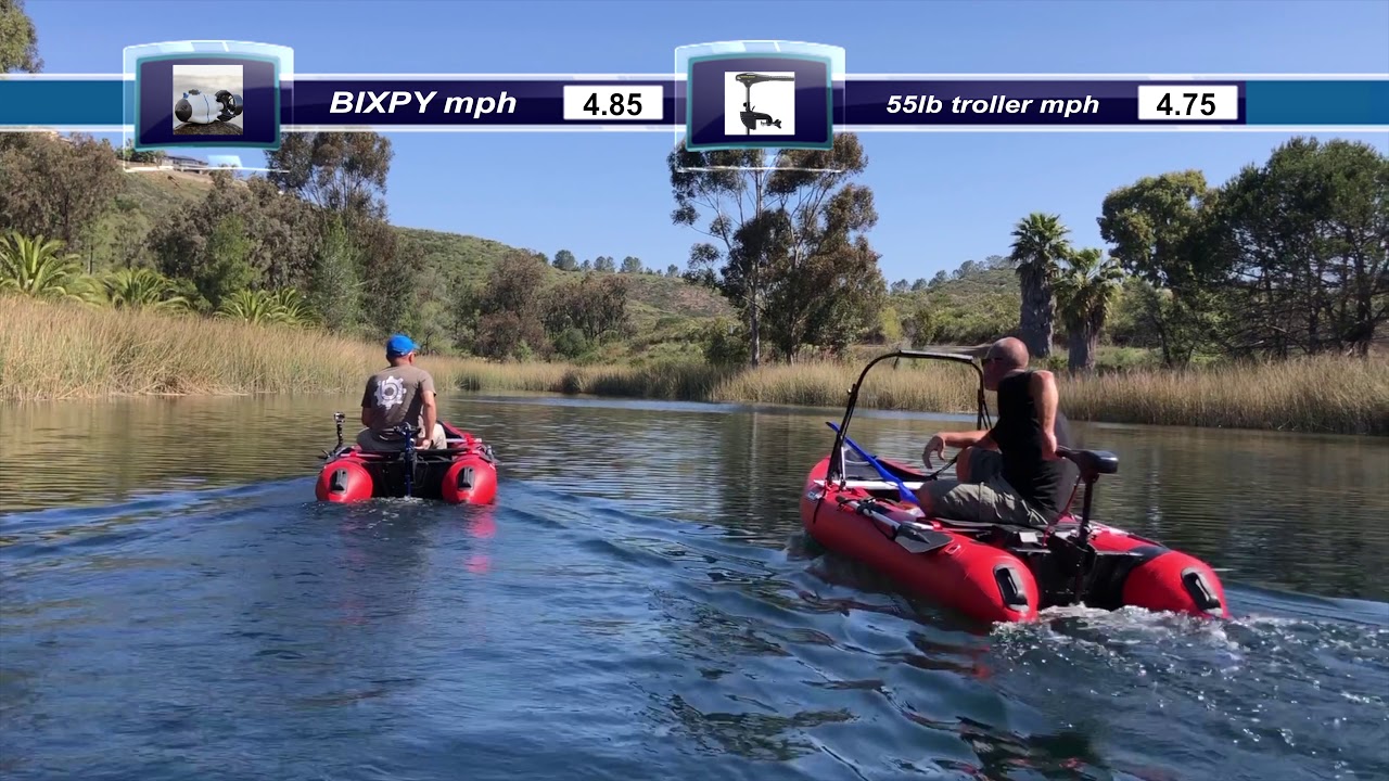 Bixpy Against 55lb Trolling motor